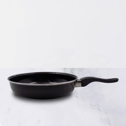 Induction Base Hard Anodized Tadka Fry Pan Nonstick - warehousetech13