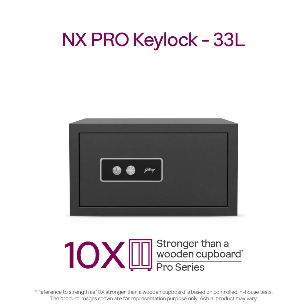 Godrej NX Pro Key Lock Ebony Home Locker - warehousetech13