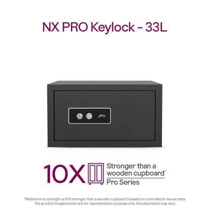 Godrej NX Pro Key Lock Ebony Home Locker - warehousetech13