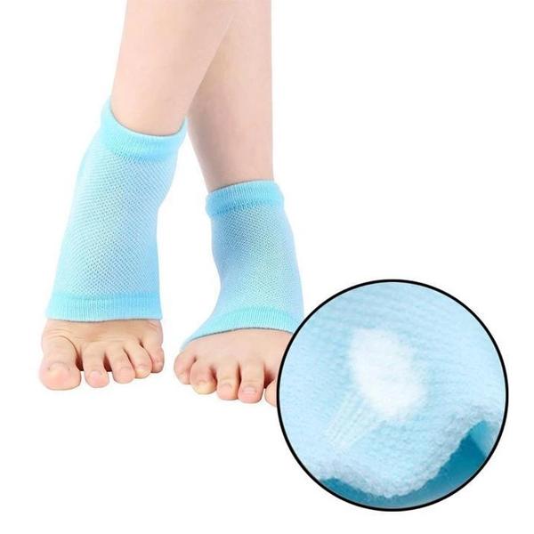 Heel Pain Relief Silicone Gel Heel Socks (Multicolor) - warehousetech13