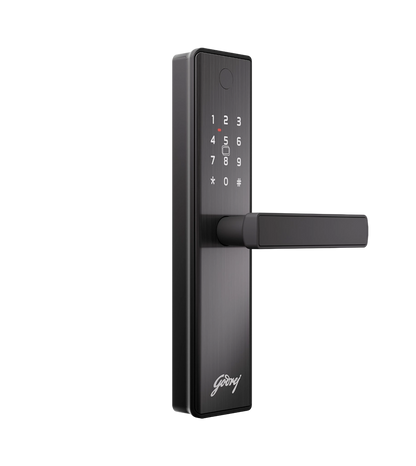 Neo Advantage Black Lock - High-Security Door Lock, Godrej Neo Advantage Digital Door Lock 9684 – 4 Access Modes, 3-Bolt Security, Black Finish, 3-Year Warranty Free Installation (3003)