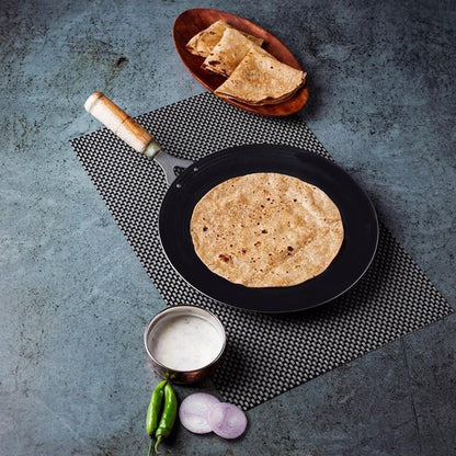 2692 Wooden Handle Roti Tawa Used In All Household And Kitchen Purposes For Making Rotis And Parathas Etc. - warehousetech13