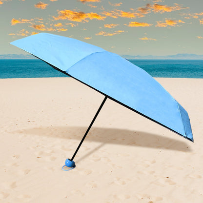 5 Fold Manual Open Umbrella With Capsule Case (1 Pc) - warehousetech13