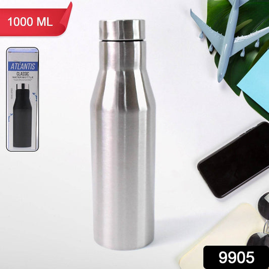 Stainless Steel Double Wall Vacuum-insulated Drink Water Bottle (1000 Ml Approx) - warehousetech13