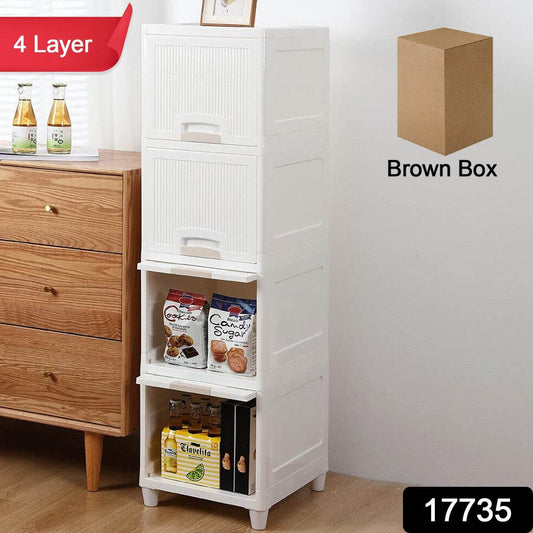Multipurpose Storage Cabinet Storage Solutions Plastic Drawers Multi Layer Wardrobe Storage Drawers Foldable - warehousetech13
