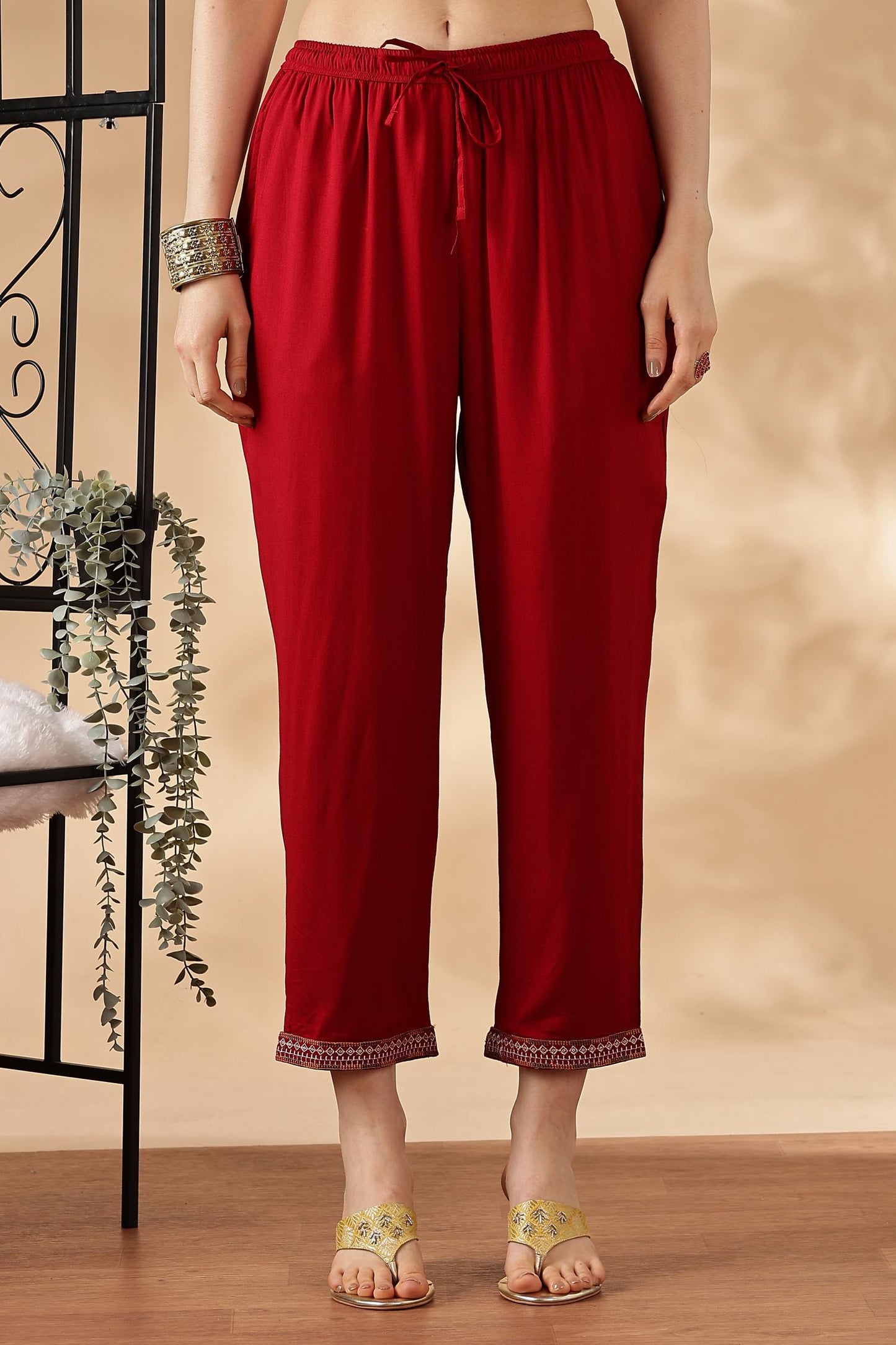 BulBul Shamaira Printed Grey & Rust Rayon Salwar Suit - Lightweight, Stylish Ethnic Wear for Women