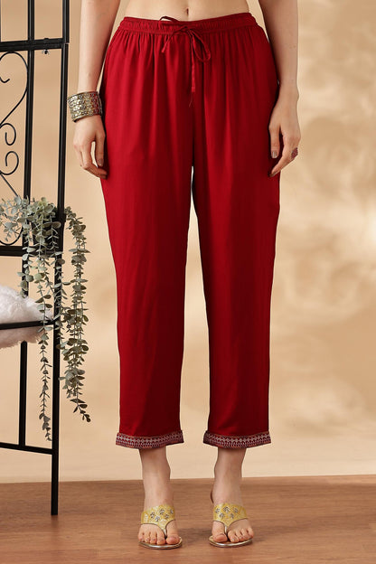 BulBul Shamaira Printed Grey & Rust Rayon Salwar Suit - Lightweight, Stylish Ethnic Wear for Women