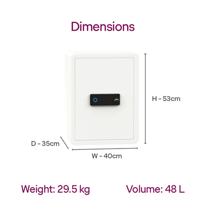 Godrej NX Pro 48L Luxe Home Locker (Digi + Bio)
