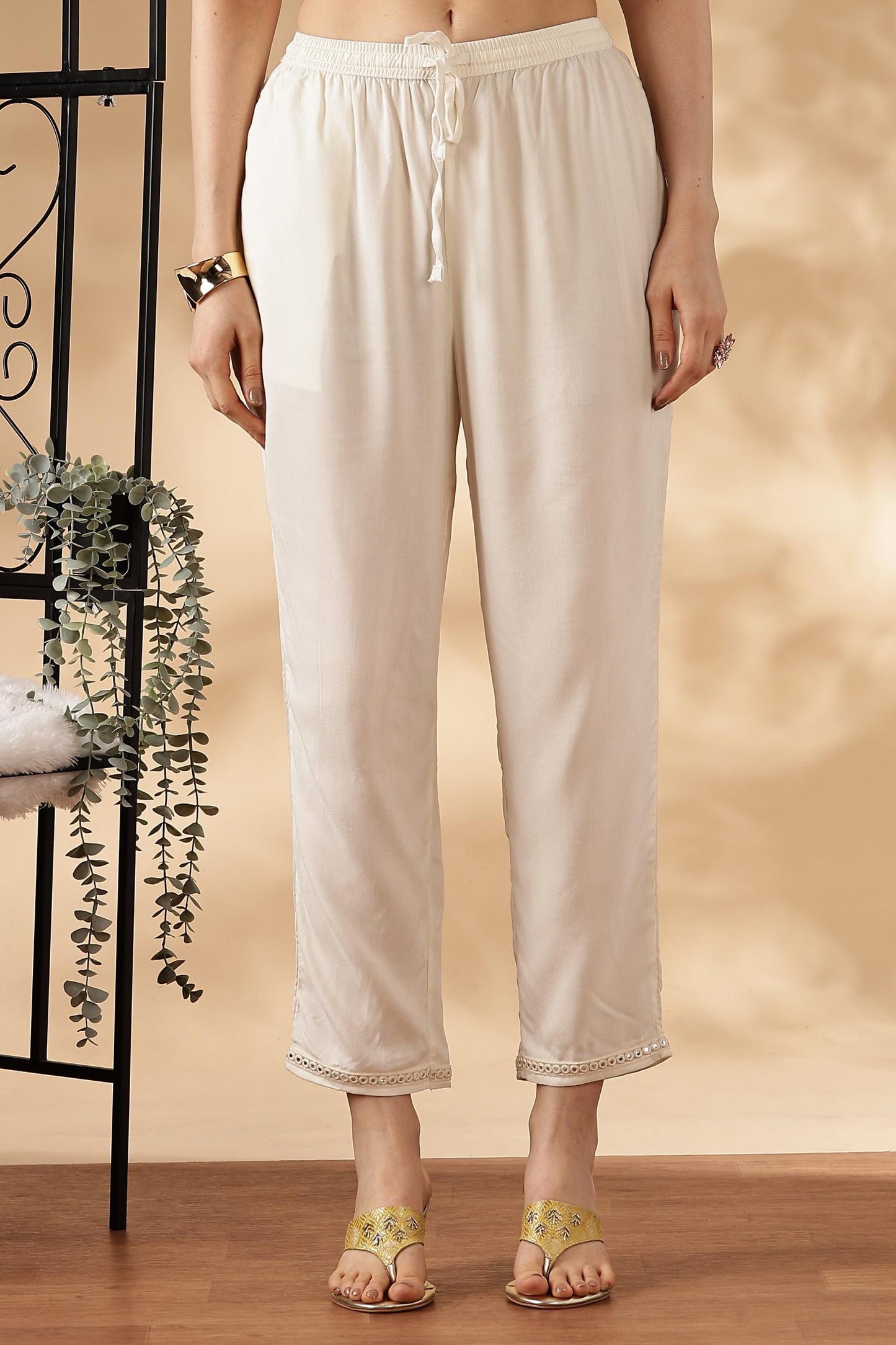 BulBul Sagarika Printed Yellow & Red Rayon Salwar Suit - Soft Breathable Ethnic Wear for Women