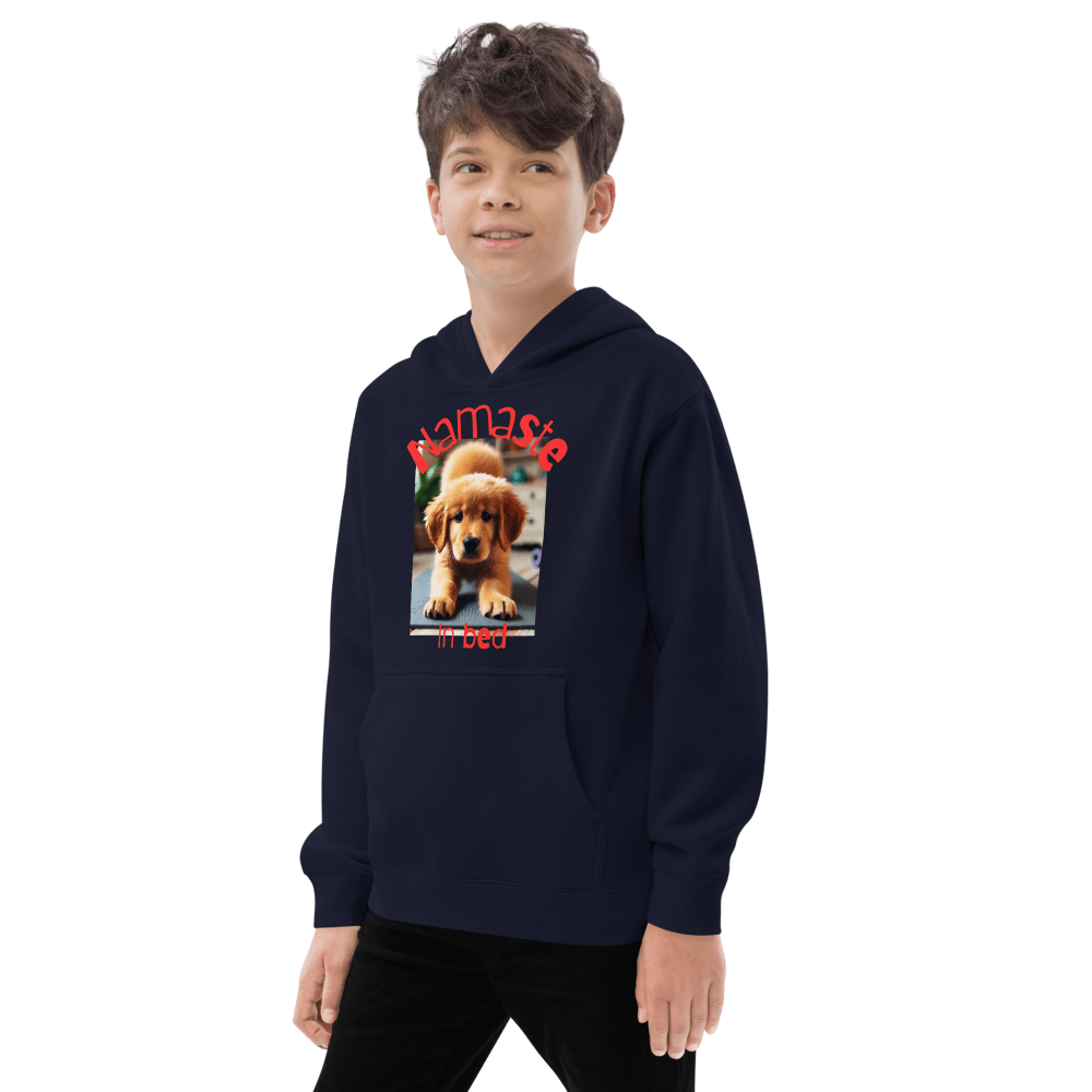 Namaste in Bed Youth Hoodies - warehousetech13