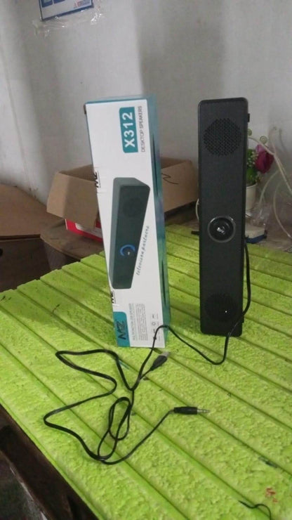 Desktop Computer Speaker Wired Plug And Play Usb Powered Speaker - warehousetech13