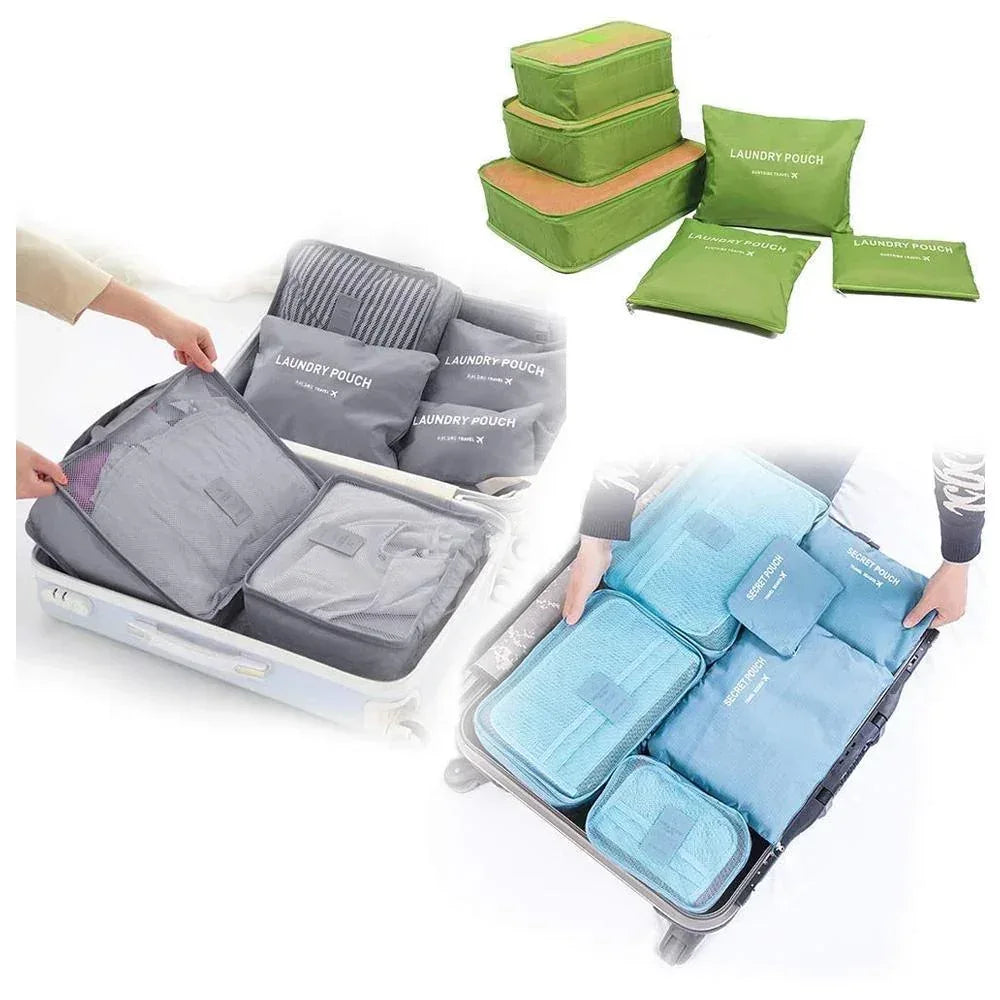 Cloth Organizer Pouch Laundry Zipper Bags (6 Pcs) - warehousetech13