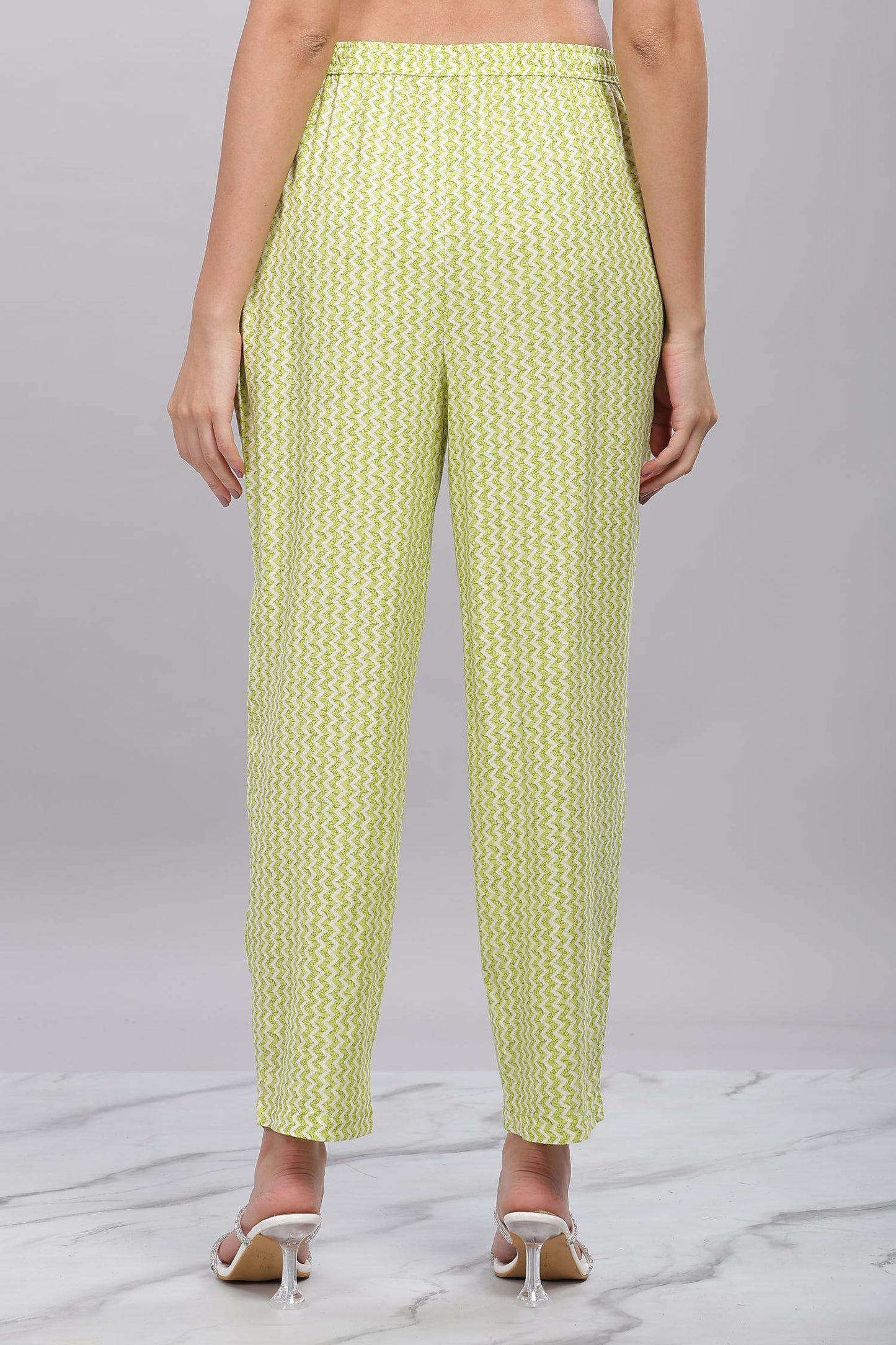 Firdous Rayon Green Kurta Set with Dupatta – Elegant Ethnic Wear for Women