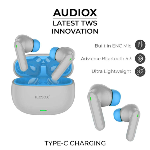 TecSox AudioX Earbud | Powerful Bass & Light Weight
