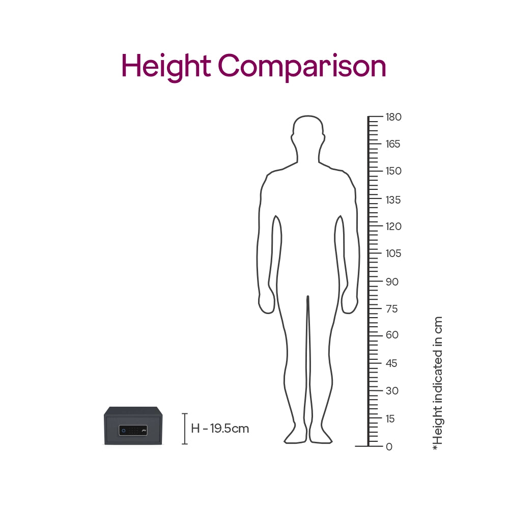 Godrej NX PRO Slide Digi + Bio 13L Home Locker