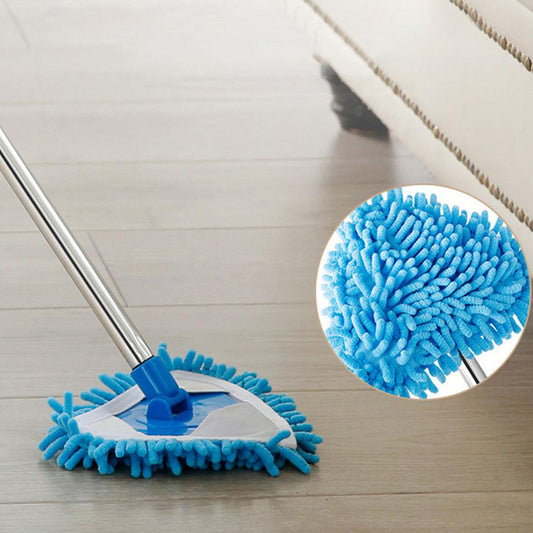 Stainless Steel Road Adjustable Triangle Mop Used For Cleaning Dusty And Wet Floor Surfaces And Tiles. - warehousetech13
