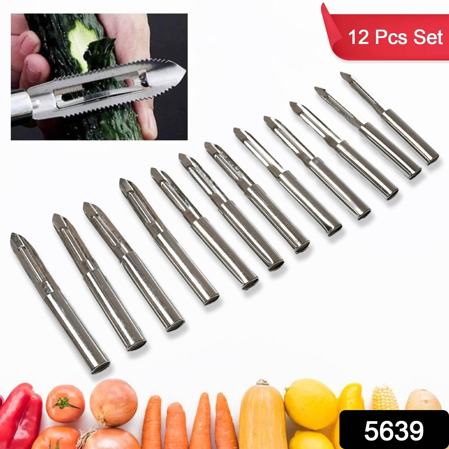 Multi-purpose Stainless Steel Peeler With Handle For Vegetables - warehousetech13
