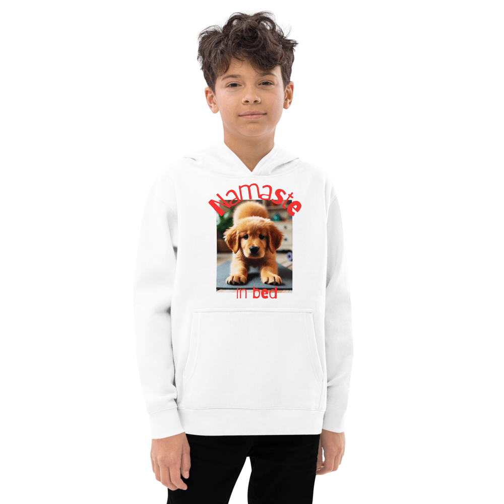 Namaste in Bed Youth Hoodies - warehousetech13
