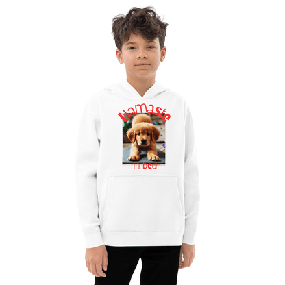 Namaste in Bed Youth Hoodies - warehousetech13