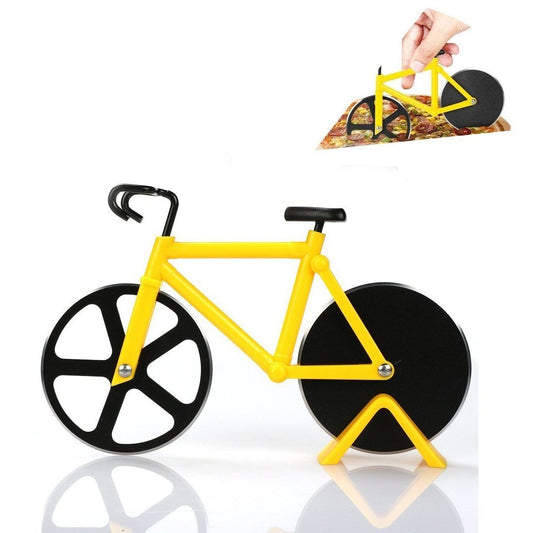 649 Stainless Steel Bicycle Shape Pizza Cutter - warehousetech13