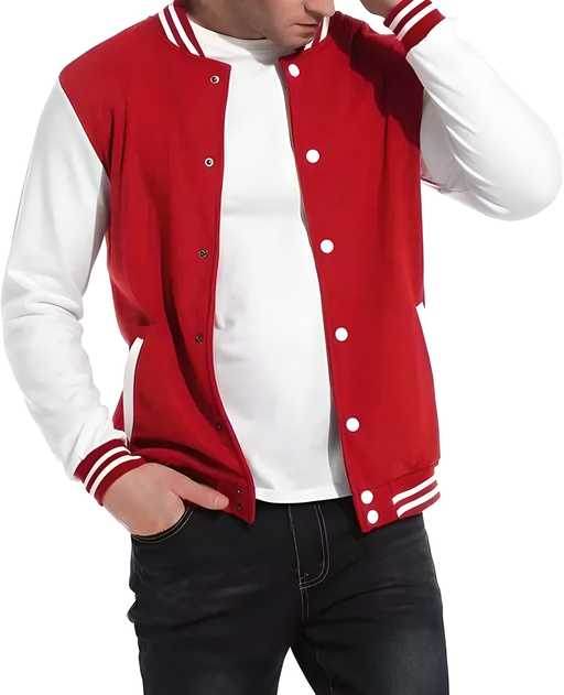 Mens Cotton Full Sleeves Solid Jacket - warehousetech13
