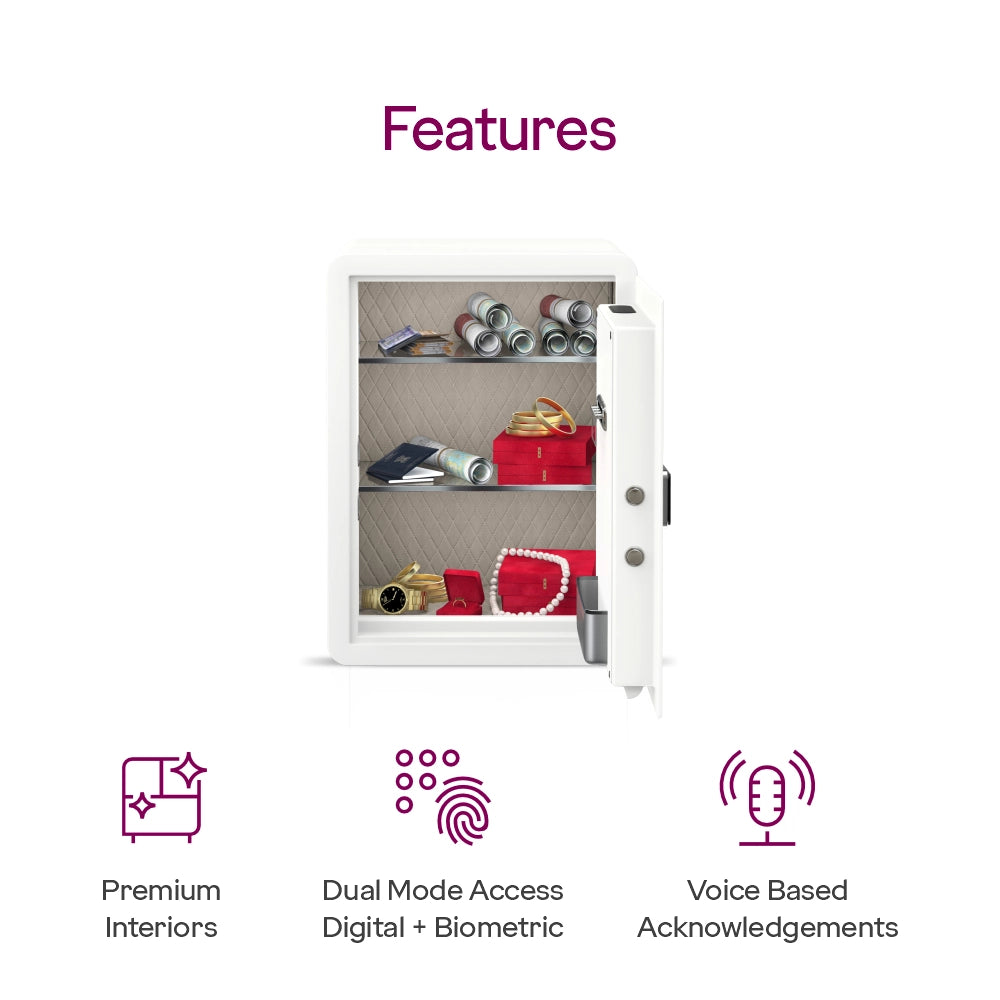 Godrej NX Pro 48L Luxe Home Locker (Digi + Bio)