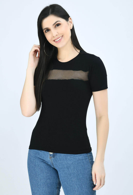 Women's Cotton Blend Solid Tops - warehousetech13