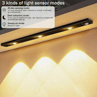 LED PIR Motion Sensor Cabinet With USB Rechargeble - warehousetech13