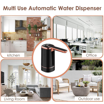 Usb Rechargeable Automatic Water Dispenser For 20 Litre Bottle (1 Pc) - warehousetech13