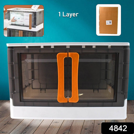 Plastic Folding Wardrobe Storage Organizer (1 Layer 1 Pc) - warehousetech13