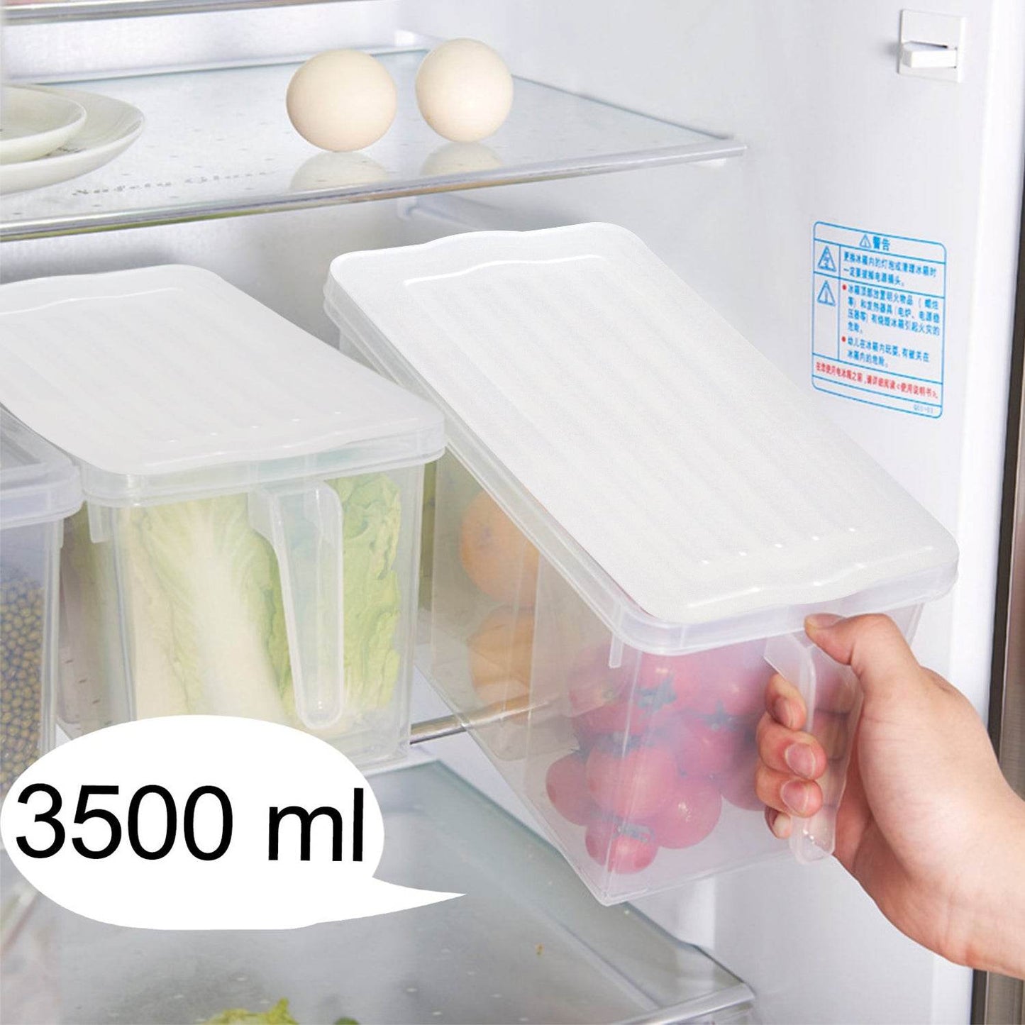 Refrigerator Organizer Fresh-keeping Box Case Kitchen Storage Box - warehousetech13