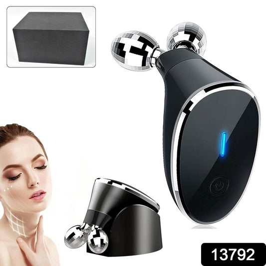 Microcurrent- Facial- Device Micro Current Face Massager Roller (1 Pc) - warehousetech13