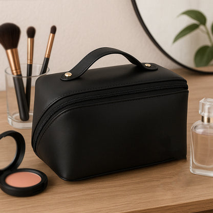 Premium Travel Makeup Toiletry Organizer Pouch With Zipper Handle(1 Pc) - warehousetech13