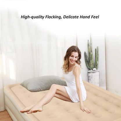 Portable Inflatable Bed Folding Lazy Bed (190x100x40 Cm 1 Pc) - warehousetech13