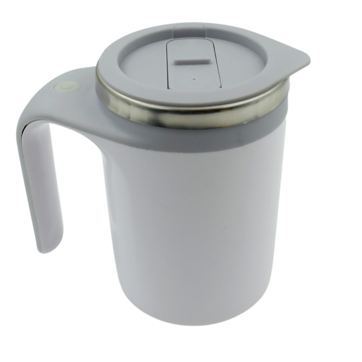 Stirring Coffee Mug Magnetic Stirring Coffee Cup Stainless Steel Mug For Milk Travel Mixing Cup Self Stirring Coffee Mug Suitable For Coffee Milk Hot Chocolat Battery Operated ( Battery Not Included ) - warehousetech13