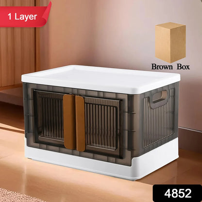 Plastic Folding Wardrobe Storage Organizer (1 Layer 1 Pc) - warehousetech13