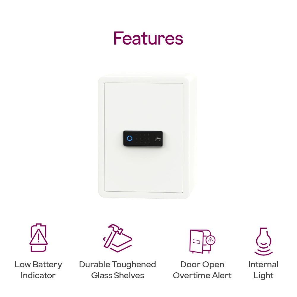 Godrej NX Pro 48L Luxe Home Locker (Digi + Bio)