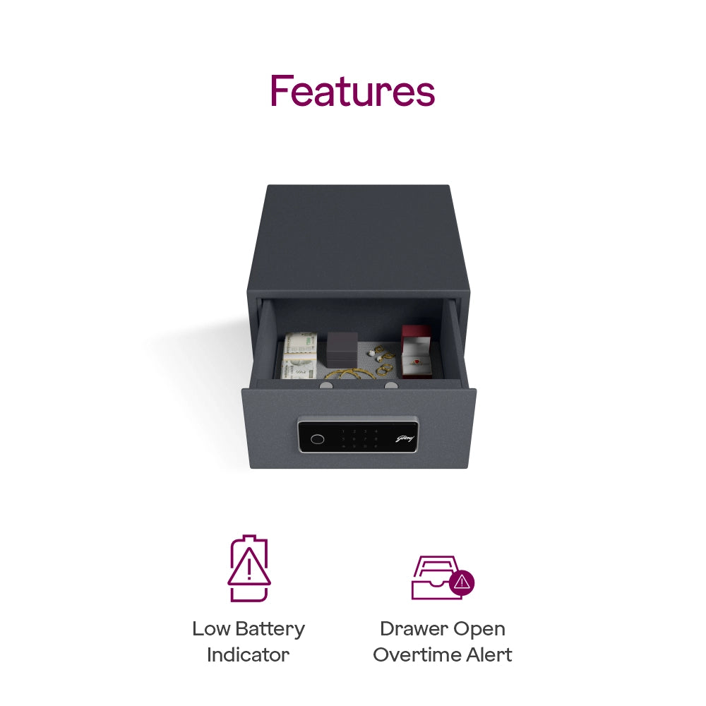 Godrej NX PRO Slide Digi + Bio 13L Home Locker