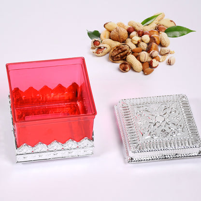 7129 Ruby Dryfruit Storage Container Attractive Design Box For Home Gifting Kitchen Use - warehousetech13