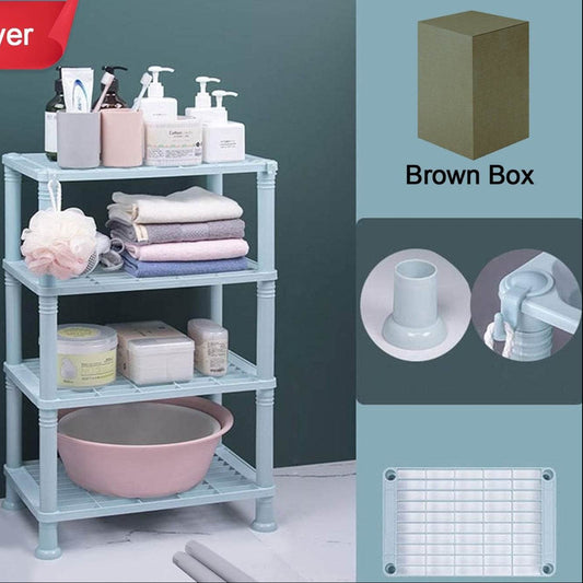 Storage Shelf Organizer for Kitchen Or Bathroom (4 Layer Multifunctiona) - warehousetech13