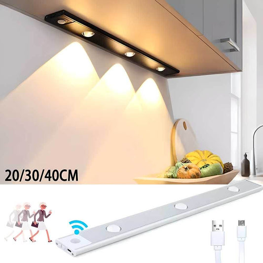 LED PIR Motion Sensor Cabinet With USB Rechargeble - warehousetech13