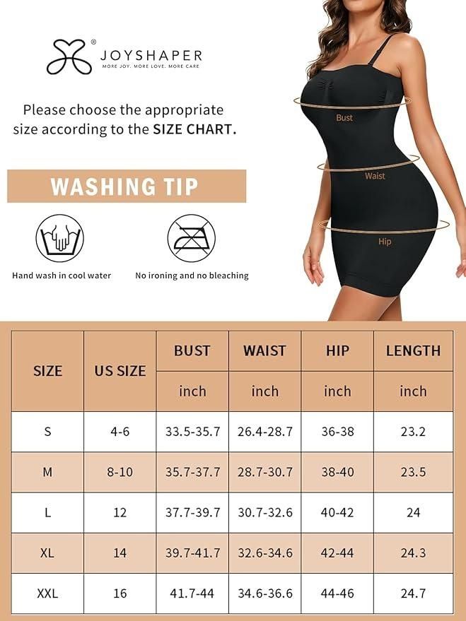 Women's Dress Shaping Seamless Body Shapewear Black - warehousetech13