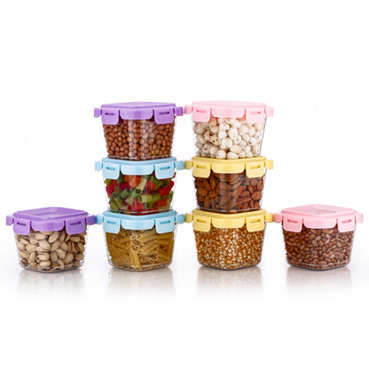 Plastic Food Storage Containers With Lid (4 Pcs Set 500 Ml) - warehousetech13