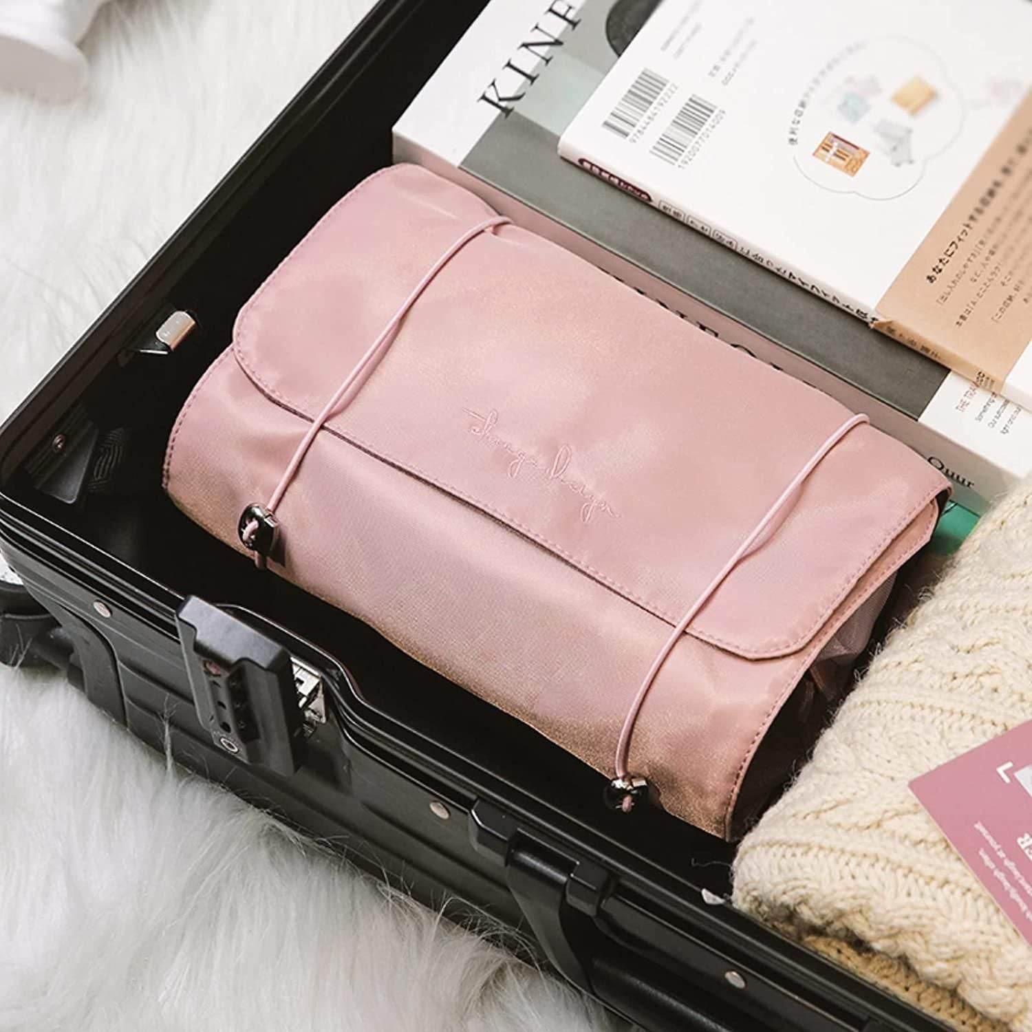 Solid 7 Cms Cosmetic Pouch(Pink) - warehousetech13