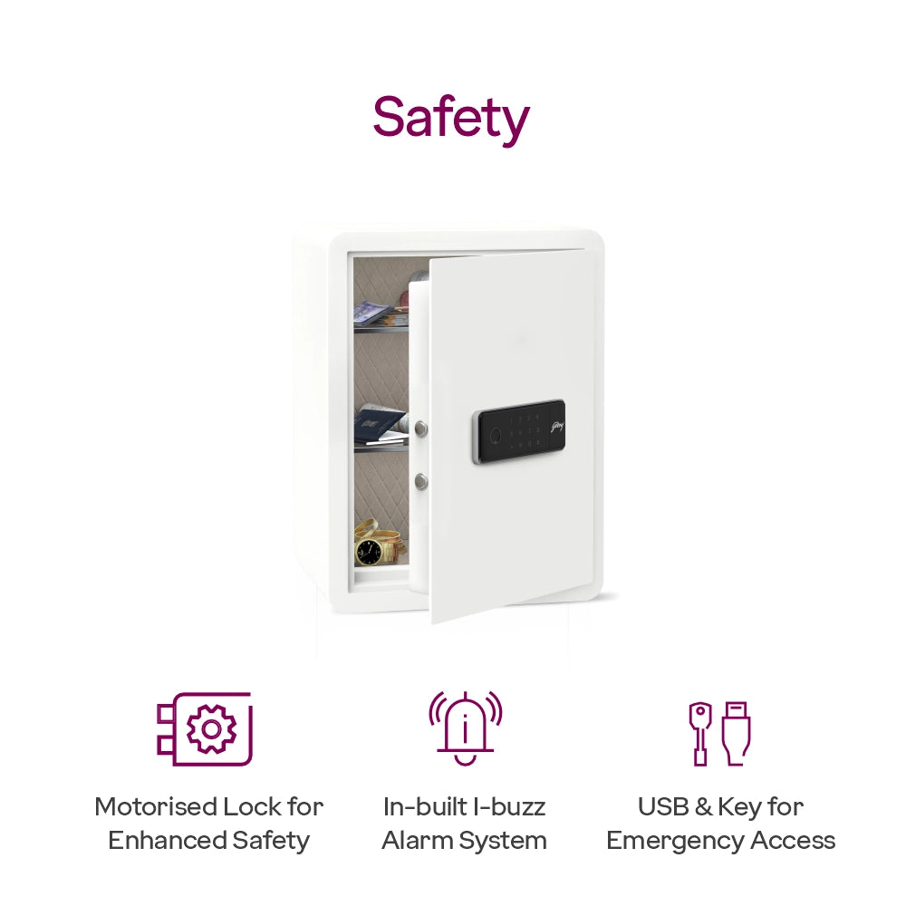 Godrej NX Pro 48L Luxe Home Locker (Digi + Bio)