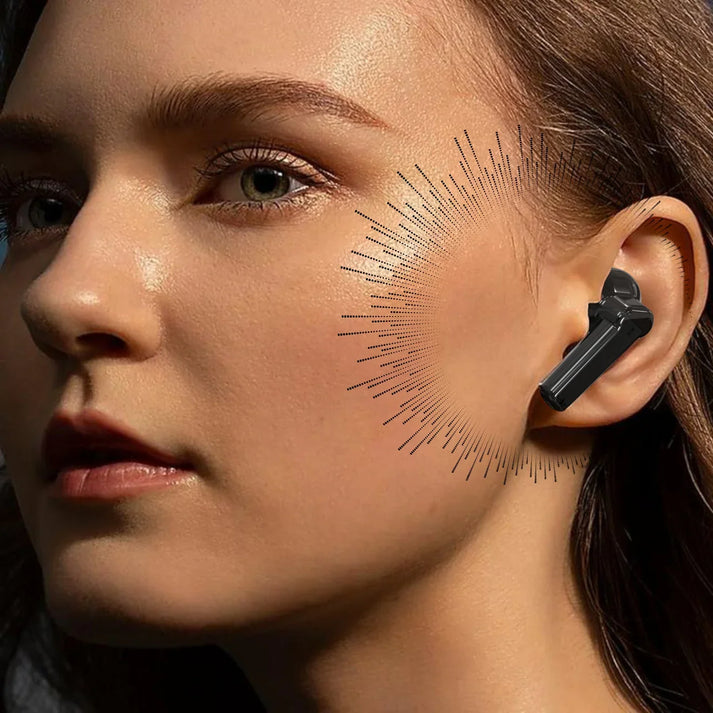 TECSOX Bullet S15 Wireless Earbuds – 30H Playtime, Deep Bass, 13mm Drivers, Clear Sound.