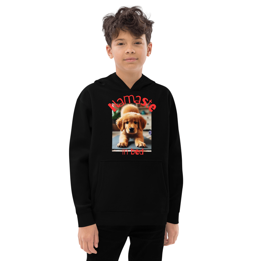 Namaste in Bed Youth Hoodies - warehousetech13