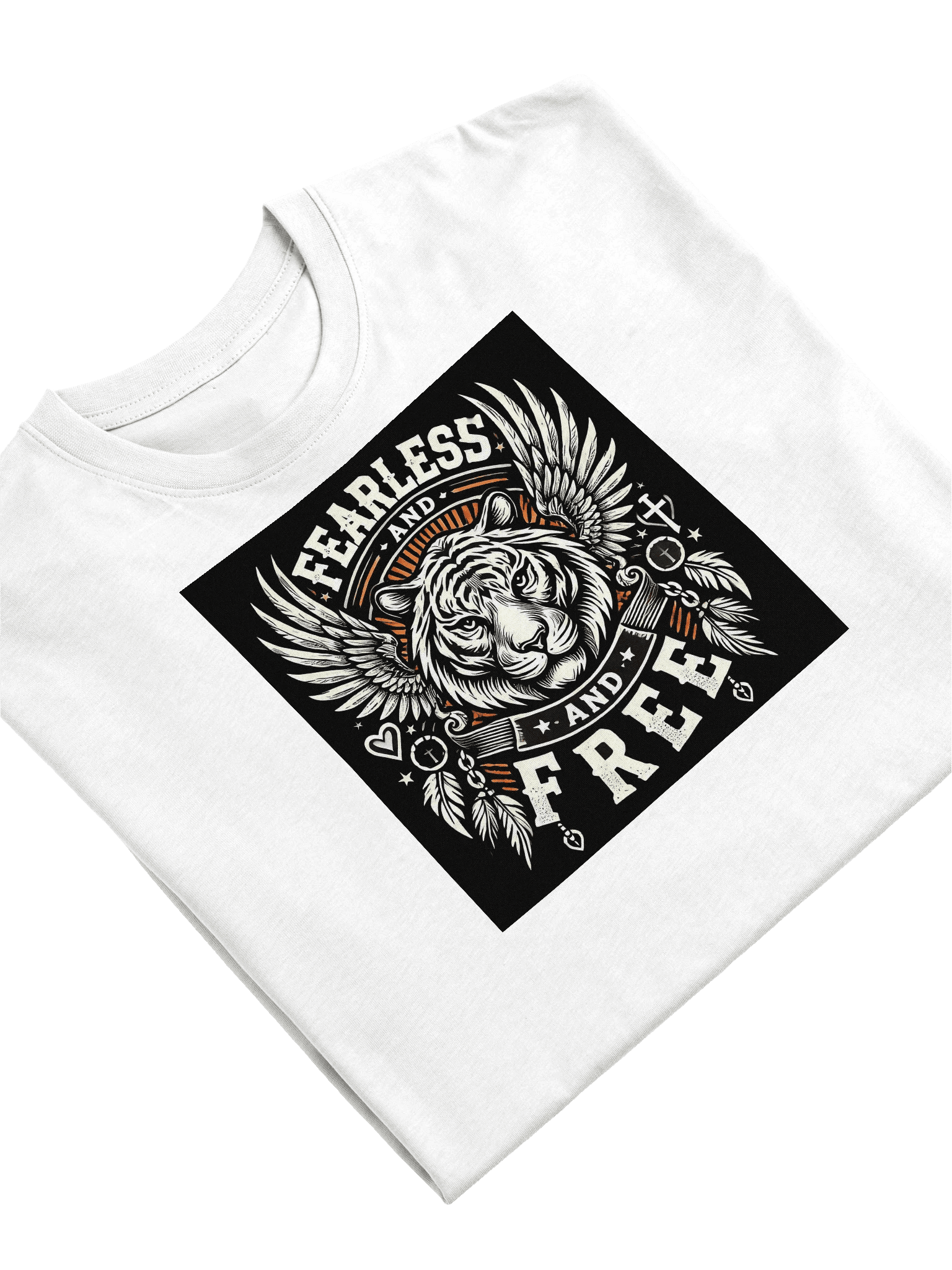 Fearless and Free Tiger Wings Tee - warehousetech13