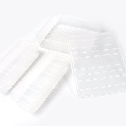Plastic Food Storage Container For Fridge Fridge Storage Boxes With Lid Stackable - warehousetech13