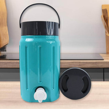 Insulated Water Jug With Tap (2.5ltr) Leakproof Travel Cooler - warehousetech13